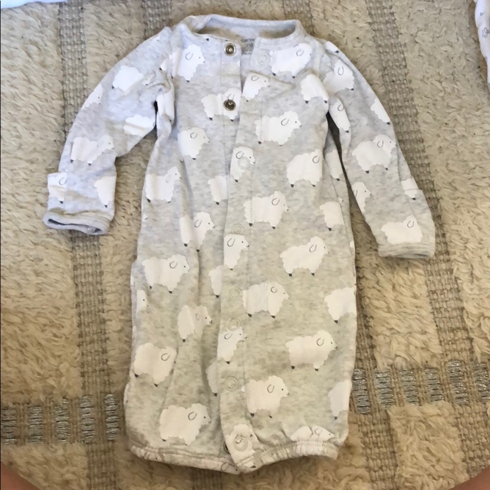 Carter’s newborn sheep gown / onesie